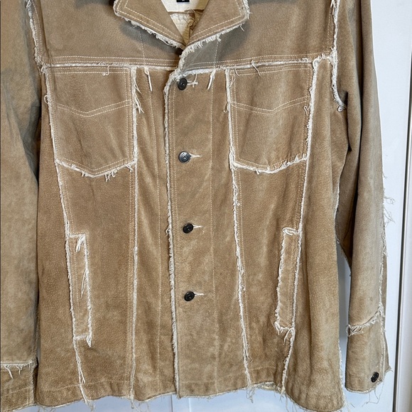 Wilson Distressed Tan Men's Jacket suede size medium - Picture 2 of 16